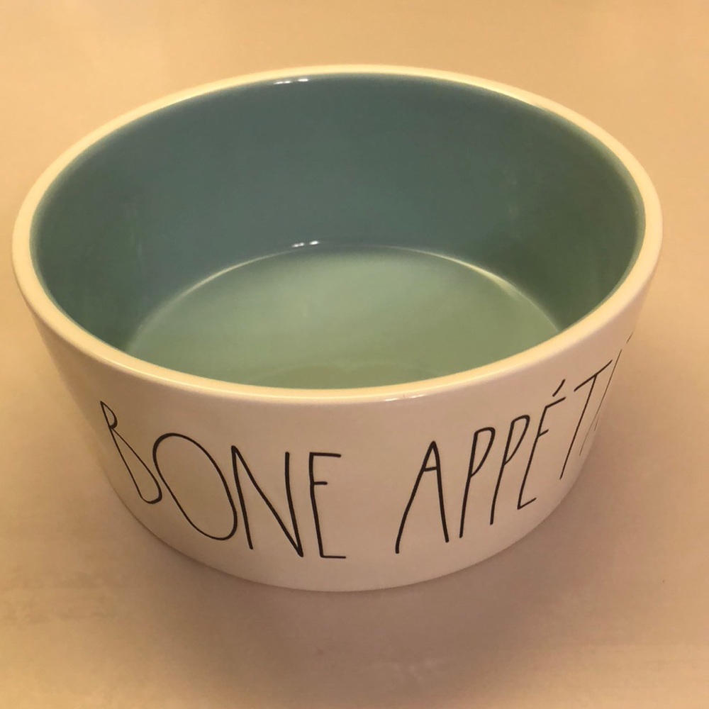 Rae Dunn Bone Appetit Dog or Pet Bowl